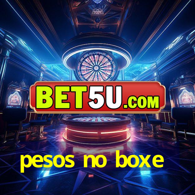 pesos no boxe